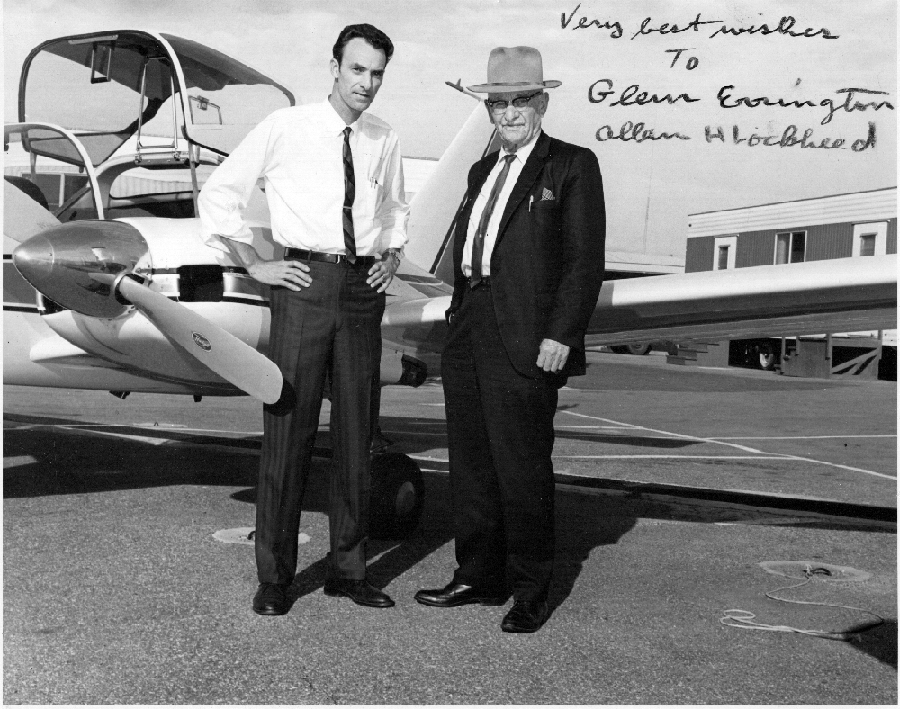 Allan Haines Lockheed with Glenn Errington